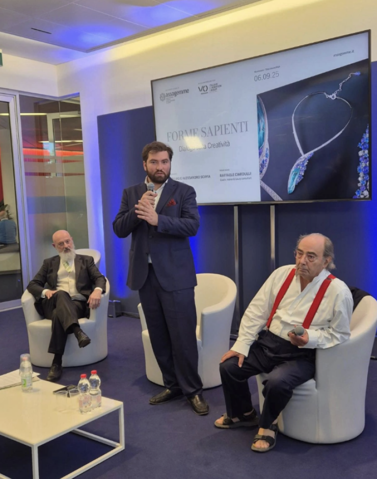 Scavia ospite a VicenzaOro con Assogemme - FORME SAPIENTI